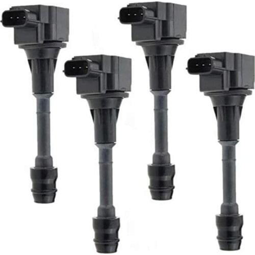 4 Ignition Coil 224488H310 224488H311 Fit for Nissan Sentra X-Trail T30 Primera Altima 4 Cyl 2.0L 2.5L QR20DE QR25DE 2001-2013
