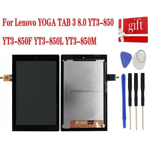 8" For Lenovo YOGA YT3 850 YT3-850M YT3-850F YT3-850 LCD Display Screen Panel Touch Screen Digitizer Sensor Assembly Replacement