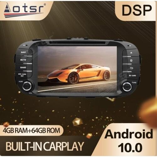 Carplay Car Radio For Kia Soul Android Auto PX6 Multimedia Player GPS Navigation 2014-2018 Stereo Head Unit Auto Audio Video DSP