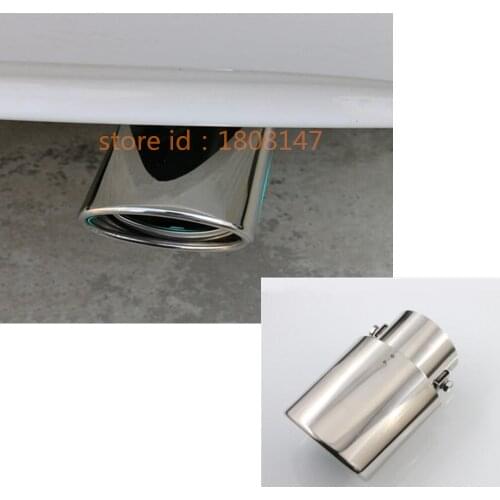 Car Muffler Exterior End Pipe Dedicate Steel Exhaust Tip Tail Outlet For Mitsubishi Lancer EX 2010 2011 2012 2013 2014 2015