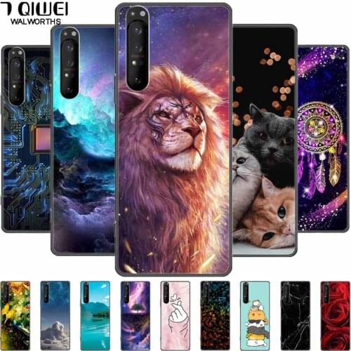 For Sony Xperia 1 II Case Soft Silicone Colorful New TPU Phone Cover For Sony Xperia 10 II / 5 II Funda Bumper Protect Shell XZ4