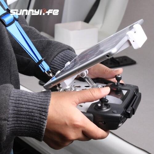 Sunnylife Smartphone Tablet Holder For MAVIC PRO Stretchable Suitable For 5.5-9.7inch/13-18.5cm Foldable Drone Accessories