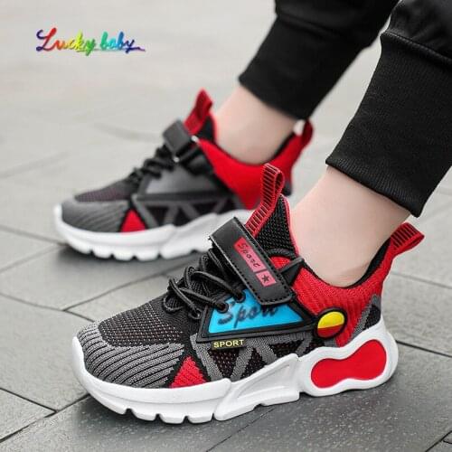 Kids Sport Shoes For Boys Running Sneakers Casual Sneaker Breathable Childrens Fashion Shoes Girls Platform Light Shoes 2021