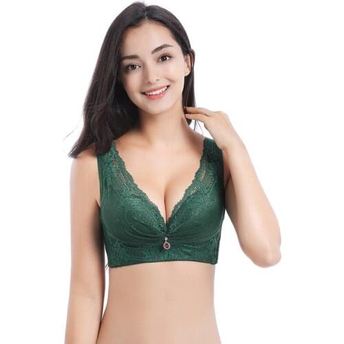 Fat mm200 kg large size bra push up bra brasier mujer Lace breathable gathering plus size bra 50C 50D 115C 115D