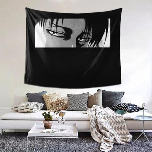 Titan Attack (14) Tapestry Anime Manga Kawaii Tapestry Wall Bedspread Bohemian Hanging Blankets For Bedroom Dorm