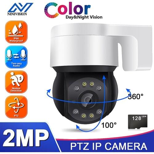 1080P Onvif IP POE PTZ Camera Outdoor Two Way Audio Auto Tracking Dome Security Cameras CCTV Video Surveillance IP Cam 2MP