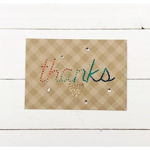 2020 Punch thanks Metal Cutting Dies DIY Scrapbooking Paper Photo Album Crafts Knife Mould Cards Blade Punch Stencils for Decor