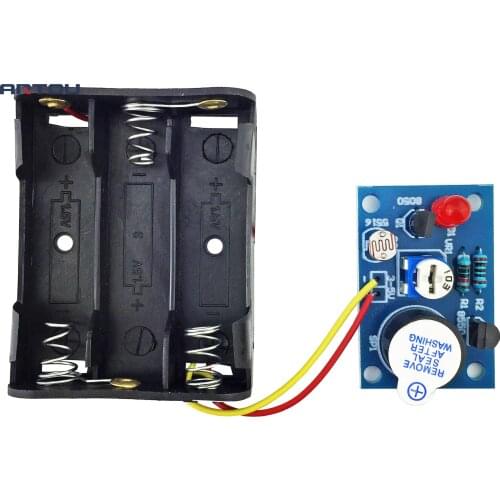 DIY Kit Photosensitive Sound and Light Alarm Suite Electronic Production Kit for Detect Ambient Light