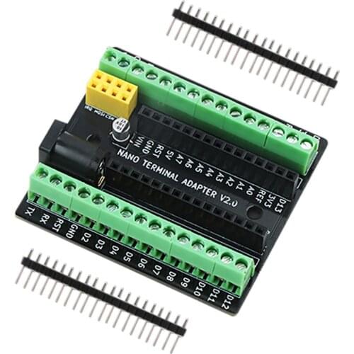 DC NRF2401 Screw Terminal Expansion Adapter Board For The Arduino Nano V3.0 AVR ATMEGA328P