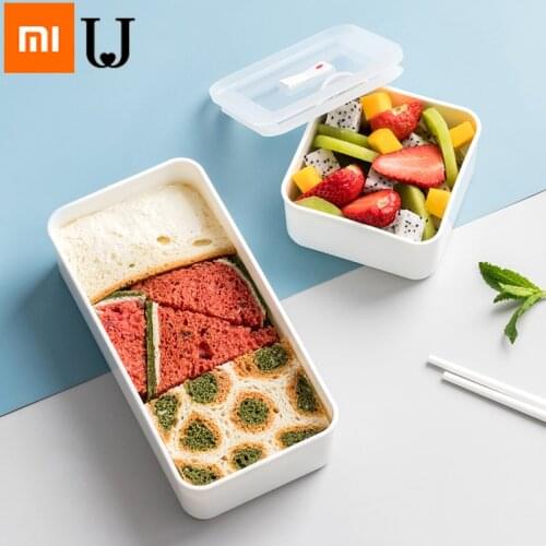 New Xiaomi Jordan&Judy Portable Lunch Box Office Worker Bento Box Large Capacity Student Children Food Container Microwaveable