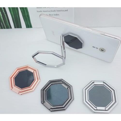 Portable Multifunctional lift Folding Metal Mobile Phone Holder Bracket Desktop Stand Ring Buckle Retractable Desktop Holder