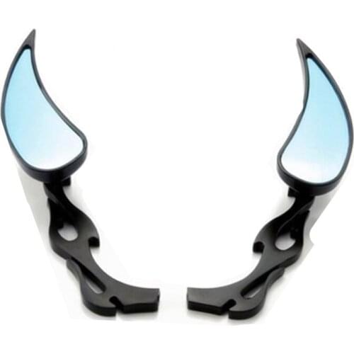 Universal Motorcycle Rear View Side Mirrors For Harley Honda Shadow VTX Rebel Fatboy Road Glide Kawasaki Vulcan Boulevard