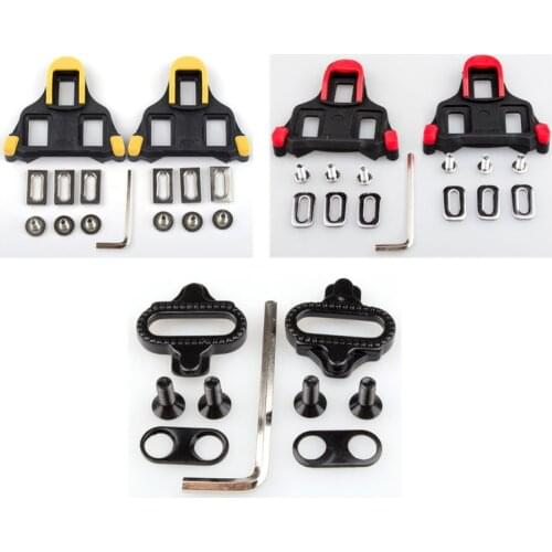 Cycling Accessories Cleats Self-locking Mountain Bike Cleats SPD Cycling Pedal Riding Shoes Clip MTB Splint Bicycle Splint Set