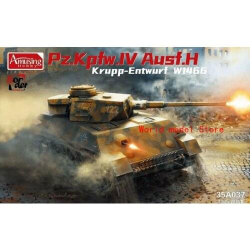 Amusing Hobby 35A037 1/35 German Pz.Kpfw.IV Ausf.H Krupp-Entwurf