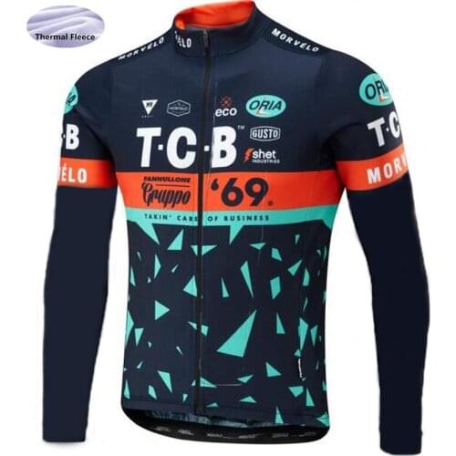 Morvelo Winter Thermal Fleece Cycling Jersey long sleeve Ropa ciclismo hombre Bicycle Wear cycling jersey thermal