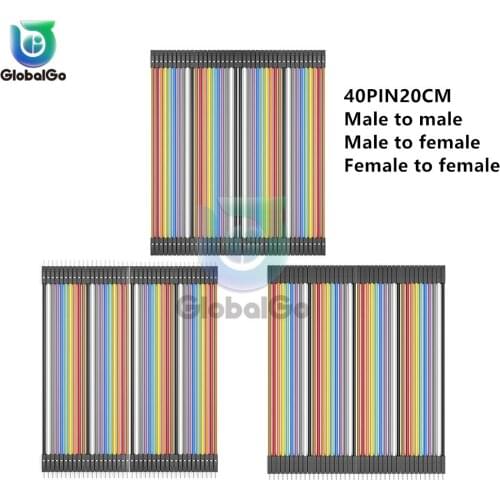 3pcs Dupont Line 20CM Male to Male+Female to Male + Female to Female Jumper Wire Dupont Cable Line Connector for Arduino