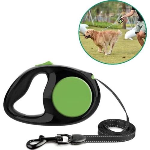 5M Pet Automatic Traction Rope Cat Durable Strong Leash Dog Running Extending Belt Puppy Walking Retractable Leads Leash