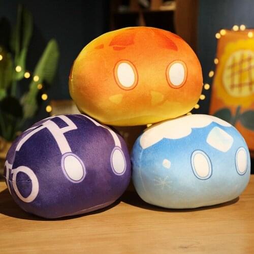 50cm Cartoon Game Genshin Impact Slime Plush Toy Anime Plushie Kawaii Keli Dango Pillow Dolls Toys for Children Birthday Gifts