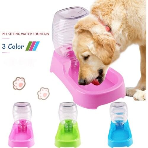 Cat Dog Drink Bowl Automatic Water Injection Detachable Water Kettle Easy To Clean Portable Small Animals Pet Dogs Water Feeder