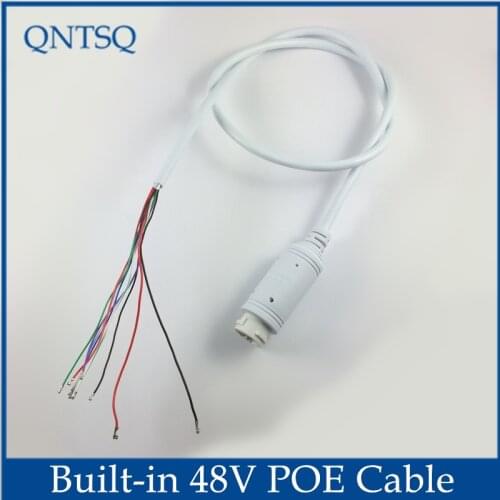 Free shipping Built-in 48V POE Cable LAN Cable for CCTV IP camera board module POE Adapter Power over Ethernet Lan