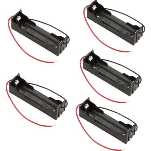 Brand New 5 Pcs DIY battery storage box case holder for 3.7V 18650 Lithium batteries