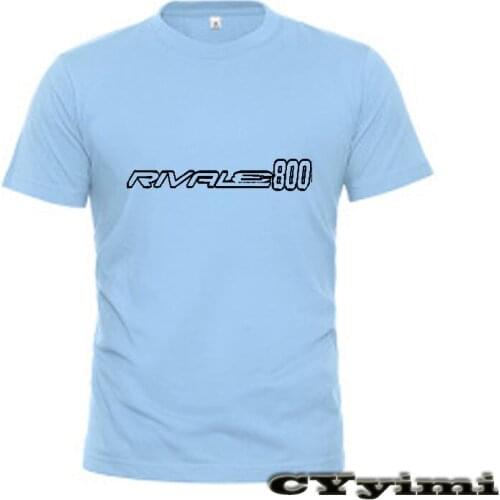For MV AGUSTA Rivale 800 Rivale800 T Shirt Men New LOGO T-shirt 100% Cotton Summer Short Sleeve Round Neck Tees Male