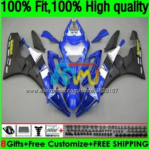 Injection For YAMAHA YZF R 6 YZF 600 YZF-600 YZFR6 06 07 53BS.11 YZF R6 06-07 Stock blue 600CC YZF600 YZF-R6 2006 2007 Fairing