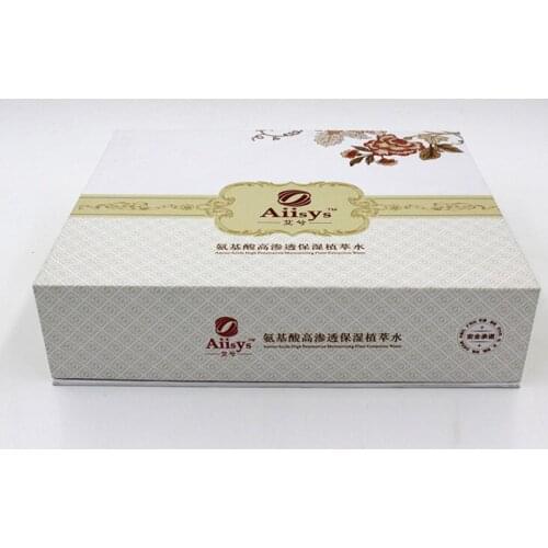 Beaut hair gift wig packaging box custom,luxury rigid packaging white custom gift box ribbon ---DH11216