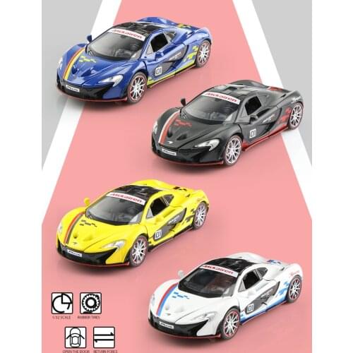 McLaren P1 GTR DTM Racing Car Double Horses 1:32 Alloy Model Car Gifts For Children Simulation Exquisite Diecasts Toy Vehicles