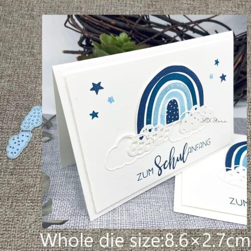 XLDesign Craft Metal stencil mold Cutting Dies Clouds decoration scrapbook die cuts Album Paper Card Craft Embossing