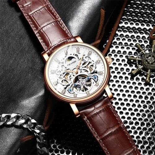 New Fashion Automatic mechanical Mens Watches Top Brand Luxury Military Tourbillon Watch Waterproof 30M Sport Clock Men 2021