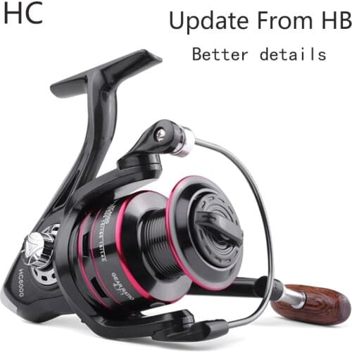 LINNHUE Fishing Reel All Metal Spool Spinning Reel 8KG Max Drag Stainless Steel Handle Line Spool Saltwater Fishing Accessories