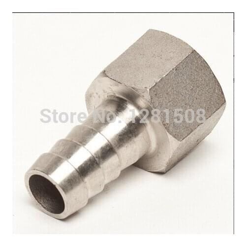 304 Stainless Steel Hose Barb - 1/2" FPT x 1/2"Barb, Homebrew Hardware, Pump fitting for beer brewing free shipping