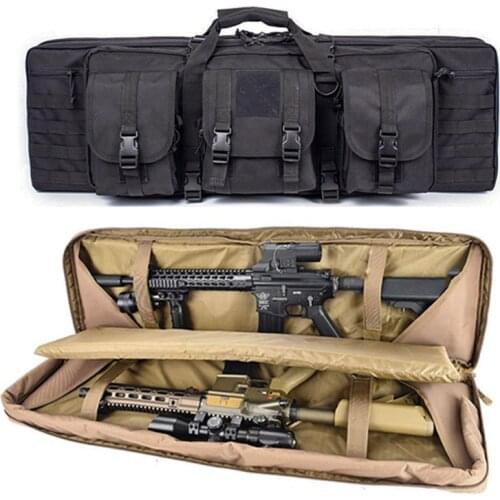 36 47 Inch Rifle Bag Double Gun Case Backpack for M4a1 AR15 AK47 Airsoft Portable Bag Military Shooting Hunting Accessories