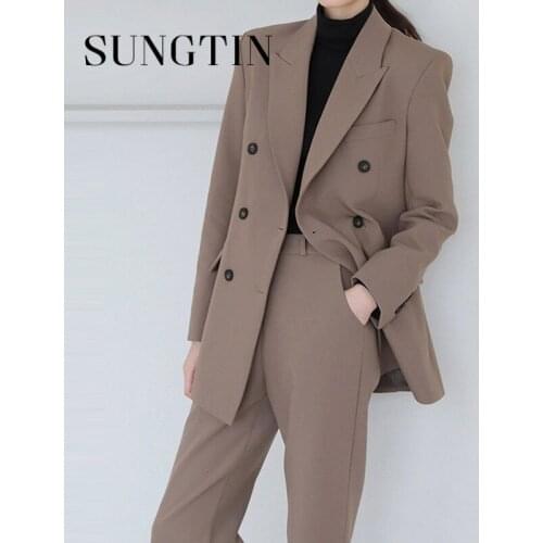 Sungtin Women's Office Trouser Suits