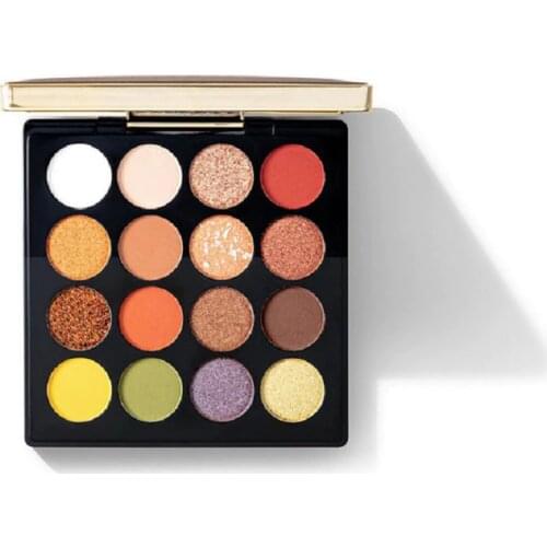 TT16 Color Cleopatra Peach Eye Shadow Plate 3D Phoenix Eye Shadow Shimmer Matte Not Easy to Fly Pink Makeup