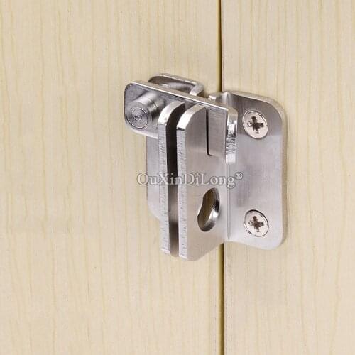 High Quality 4PCS/LOT Stainless Steel Door Slide Bolt Latch Gate Latches Safety Door Lock Furniture Hardware