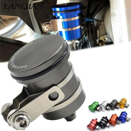 Motorcycle Rear Brake Fluid Reservoir Clutch Tank Oil Fluid Cup Cover For YAMAHA XTZ750 XV1100 XV750SE XV1000 XV535 Oil Cup