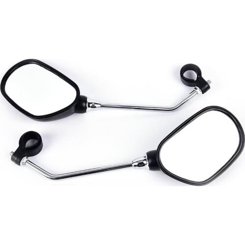 1 Pair New Sale Bicycle Rear View Glass Mirror Bike Cycling Wide Range Back Sight Reflector Angle Adjustable Left Right Mirrors