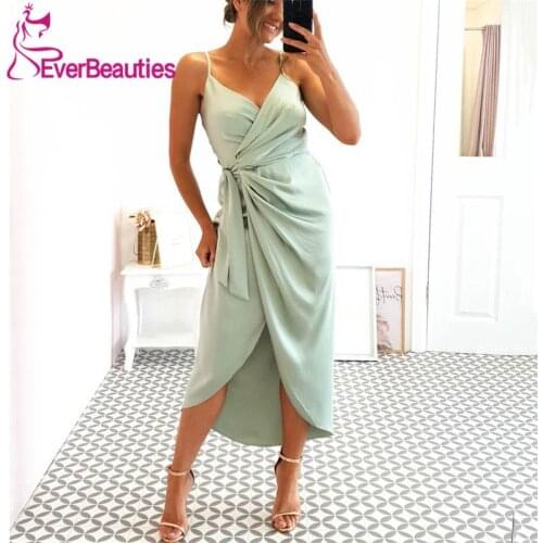 Vestido De Fiesta De Boda Bridesmaid Dresses 2021 платье вечернеее V-Neck Robe De Soirée De Mariage
