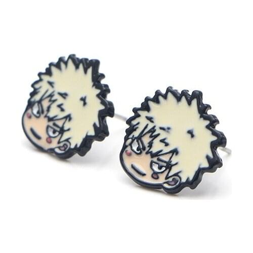 Anime My Hero Academia Cosplay Ear Nail Cosplay Prop Students Metal Earring Jewelry Accessories Popular Earrings Prop
