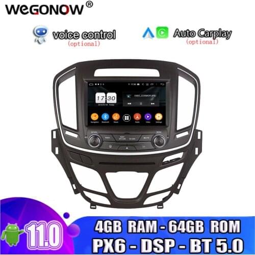 TDA7851 Android10 4GB RAM +64GB For Buick Regal Opel INSIGINA 2014-2016 Car DVD Player GPS Glonass RDS Radio wifi 4G Bluetooth