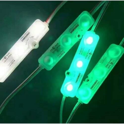Free shipping led injection module DC12V ip65 waterproof led module light 5730 3 led modules translucent hight power modules