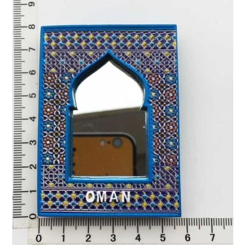 Middle East Oman national carved creative tourism commemorative gift three-dimensional painted crafts frame magnetic refrigerato