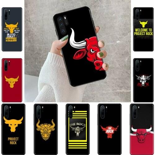 UA PROJECT ROCK Phone Case For Huawei honor Mate P 9 10 20 30 40 Pro 10i 7 8 a x Lite nova 5t