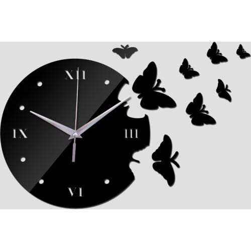 Duvar Saati Promotion Special Offer New Clock Mirror Watch Wall 3d Crystal Clocks Quartz Acrylic Needle