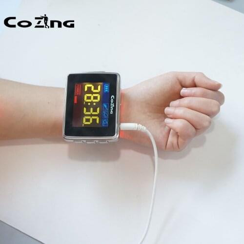 Physiotherapy Electronic Device With 650nm Laser Treatment Tinnitus Rhinitis Diabetes Hypertension Clinical Approved