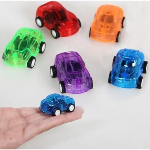 10Pcs Pull Back Racer Mini Car Kids Birthday Party Toys Favor Supplies for Boys Cake Decoration Giveaways Treat Goody Bag