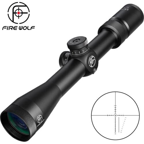 2.8-10X40 Riflescope Hunting Green Reticle Optical Sight Hunting Rifle Scope Tactical Optics Airsoft Air Guns Scopes