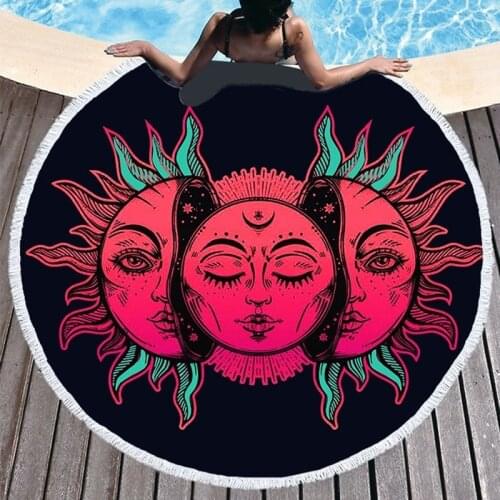 Earth moon sea Fringed beach towel Pareo beach Sea beach towel strandlaken Beach cover up Towel beach Bath towel Beach mat towel
